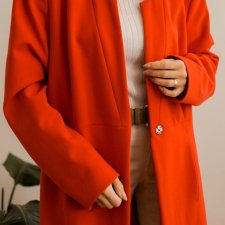 Czerwony płaszcz ZARA 42/44