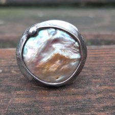 Perła - pierścionek regulowany