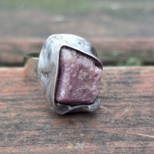 Rubin - pierścionek regulowany