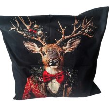 Świąteczna poszewka na poduszkę Renifer święta Christmas prezent