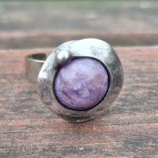 Czaroit - pierścionek regulowany