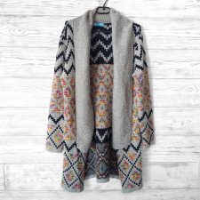 Foglie Rosse włoski sweter (A)