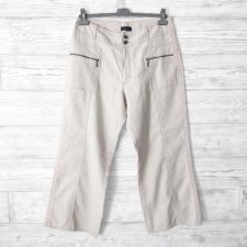 Carla Du Nord spodnie len bawełna plus size (A)