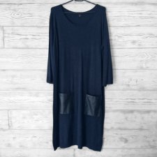 Pudełkowa z kieszeniami ze skóry