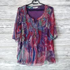 Bluzka boho jak jedwab (A)