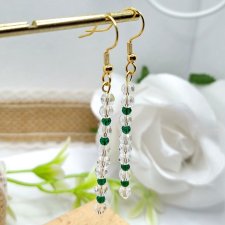 Kolczyki kryształowe patyczki