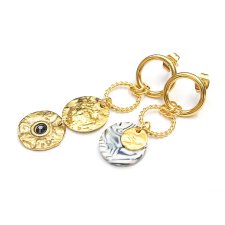 Alloys Collection /Odd/ - Zebra - kolczyki  /16.10.25/