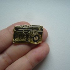 PIN PRZYPINKA BROSZKA APARAT FOTOGRAFICZNY