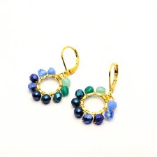 Wiszące kolczyki koła 1