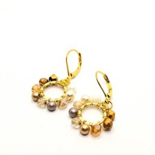 Wiszące kolczyki koła 5