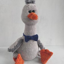 Duży gąsior pluszowy, Maskotka przytulanka, Prezent dla dziecka