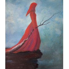 Allisandre, ręcznie malowany obraz olejny