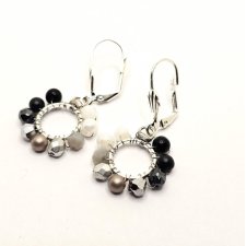 Wiszące kolczyki koła 9