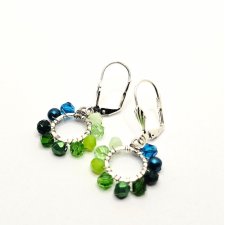 Wiszące kolczyki koła 15