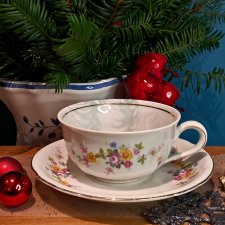 Niemiecka przedwojenna porcelana Felda filiżanka i spodek