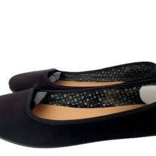 Loafersy lordsy vintage półbuty baleriny czarne Atmosphere 39