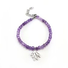 Bransoletka z ametystów