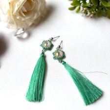Kolczyki Zielona Elegancja