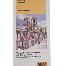 Stara mapa Paryża retro vintage kolekcjonerska ADAC