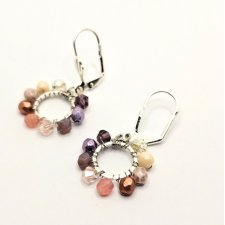 Wiszące kolczyki koła 16