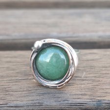 Awenturyn - pierścionek regulowany