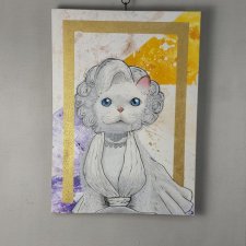 Obraz Merlin Monroe Kot 50x70