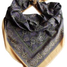 CHUSTA vintage grubsza duża