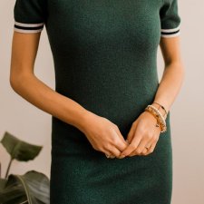 butelkowa sukienka XS