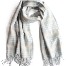 mięciutki SZAL VINTAGE flanela pepitka pepita retro