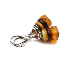 Bursztynowe dropsy vol. 7 - kolczyki