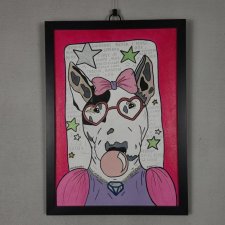 Obraz - BULLTERIERKA - A3