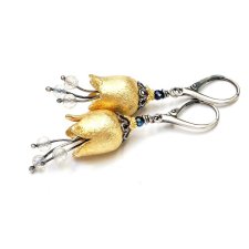 Dzwonki gold /mystic/ - kolczyki