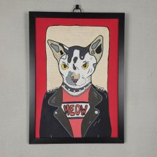 Obraz - KOT PANCZUR - A3