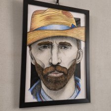 Obraz / Grafika - Portret Vincent van Gogh - A3