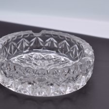 kryształowa popielniczka PRL