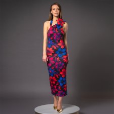 Dopasowana sukienka z kwiatem - Iris