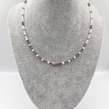 Naszyjnik kamień księżycowy & labradoryt