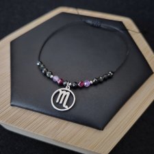 Bransoletka Zodiakalna Skorpion - wersja ze srebrem