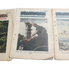 PŁOMYCZEK  1952 PRL 3szt