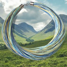 NASZYJNIK Z LNU PASTELLO V