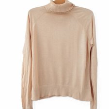 Golf vintage beżowy cienki H&M sweter