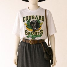 Vintage Cougars Sports Legend T-shirt koszulka, Sport t-shirt koszulka unisex