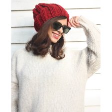 CZAPKA WEŁNA MERINO BULKY