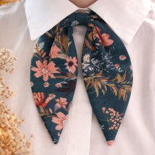 Kokarda bawełniana pod kołnierzyk - na gumce, regulowana