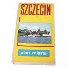 SZCZECIN plan miasta 1986
