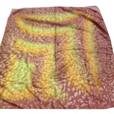 MUŚLINOWA apaszka chustka w barwach jesieni vintage