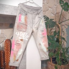 Jeansy boyfriendy M L