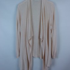 Monsoon sweter dzianinka kardigan narzutka z lnem / XL