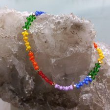 Bransoletka LGBT - kolorowy Boho - minimalizm dla przyjaciół