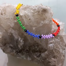 Bransoletka LGBT - kolorowy Boho - minimalizm dla przyjaciół